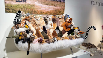 APCollection statement chairs showcase stuffed animals made with fur
