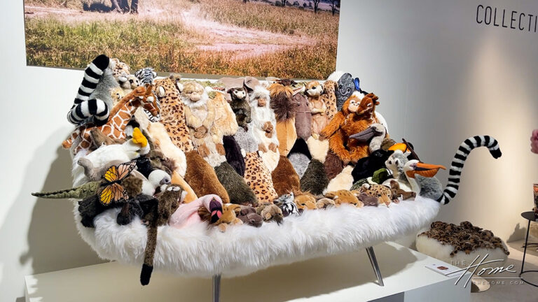 APCollection statement chairs showcase stuffed animals made with fur