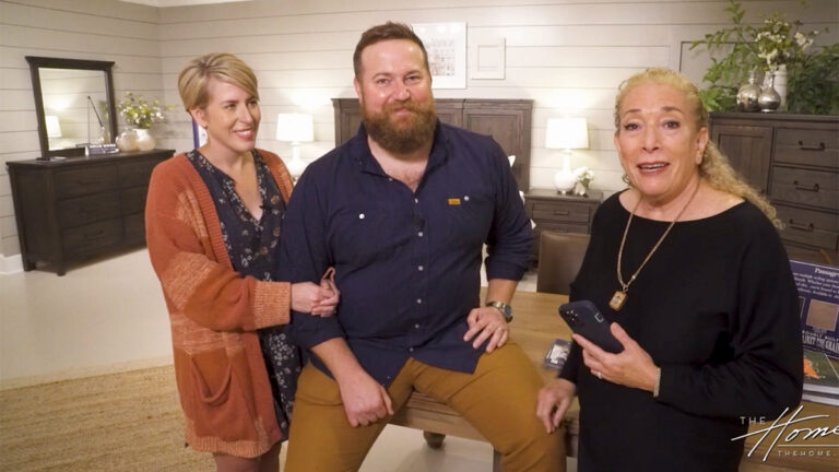 HGTV's Home Town Erin and Ben Napier design solid wood furniture with Vaughan-Bassett