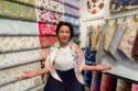 Luxury brand Domain of the Flowerings uses real pressed flowers for art prints, rugs and wallpaper